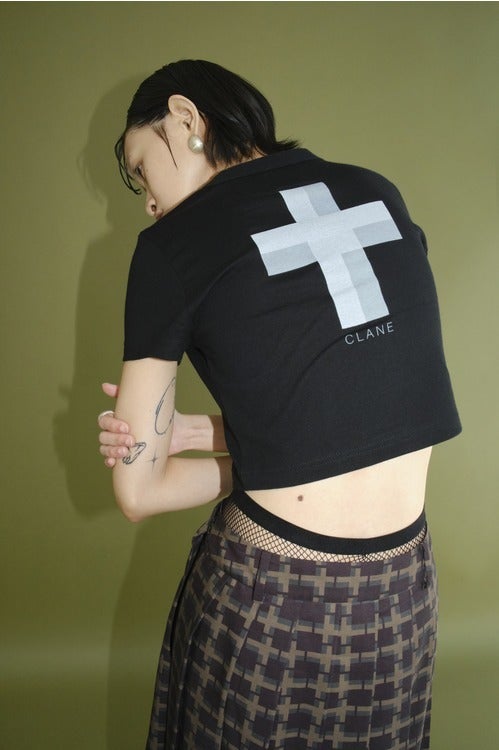 CLANE x FRGMT CROPPED TEE