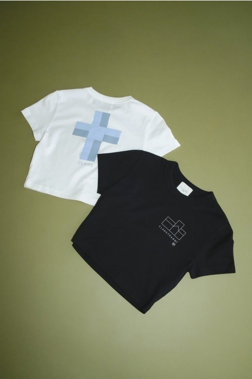 CLANE x FRGMT CROPPED TEE