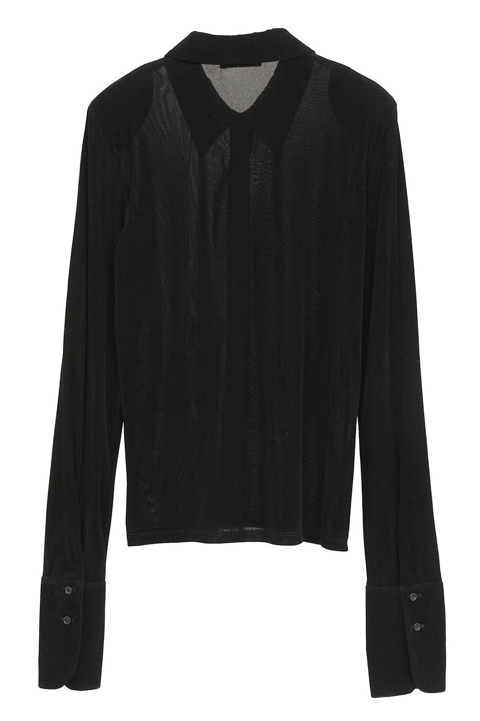 CLANE》 TULLE FLOCKY SHIRTS CLANE - チュールフロッキーシャツ | TULLE FLOCKY SHIRTS (GREEN