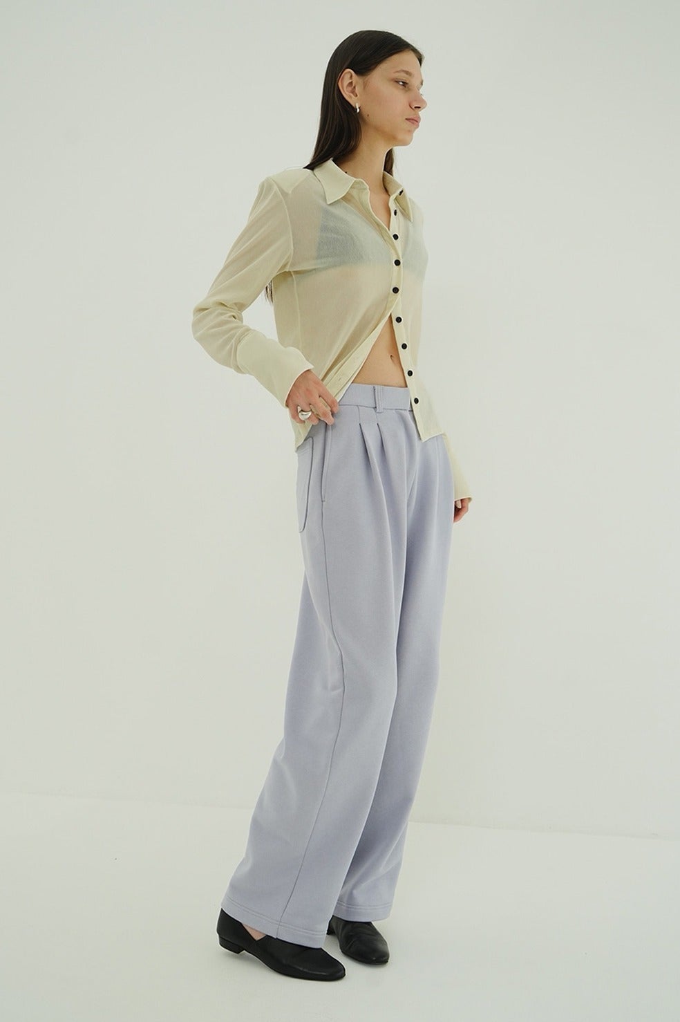 TULLE FLOCKY SHIRTS｜TOPS(トップス)｜CLANE OFFICIAL ONLINE STORE