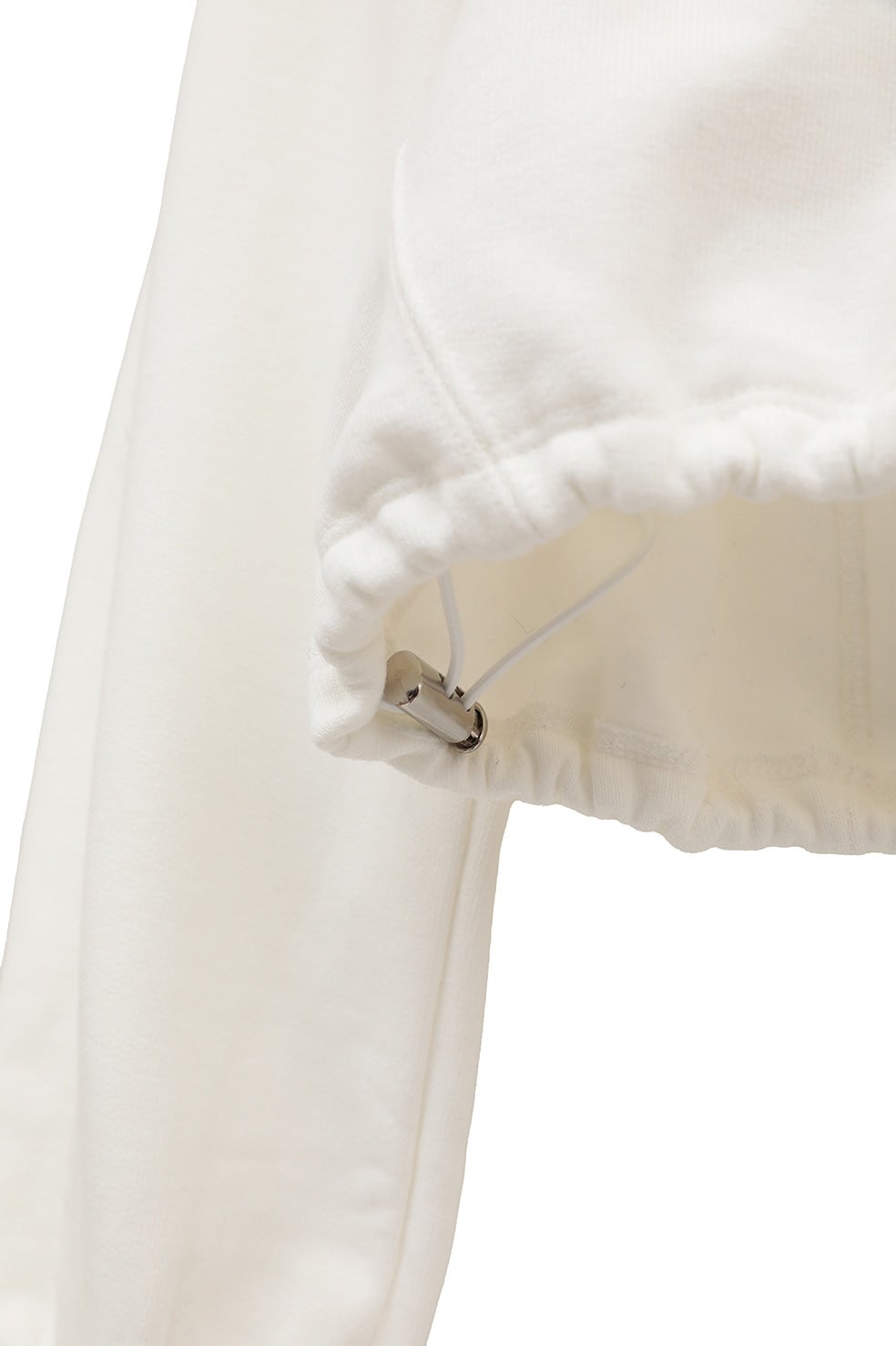 HALF ZIP SHORT TOPS ホワイト CLANE/クラネ】HALF ZIP SHORT TOPS/ハーフジップショートトップス