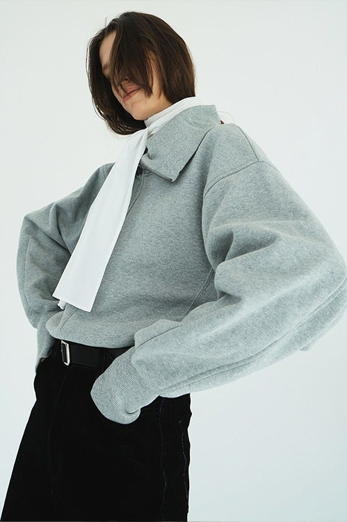 HALF ZIP SHORT TOPS