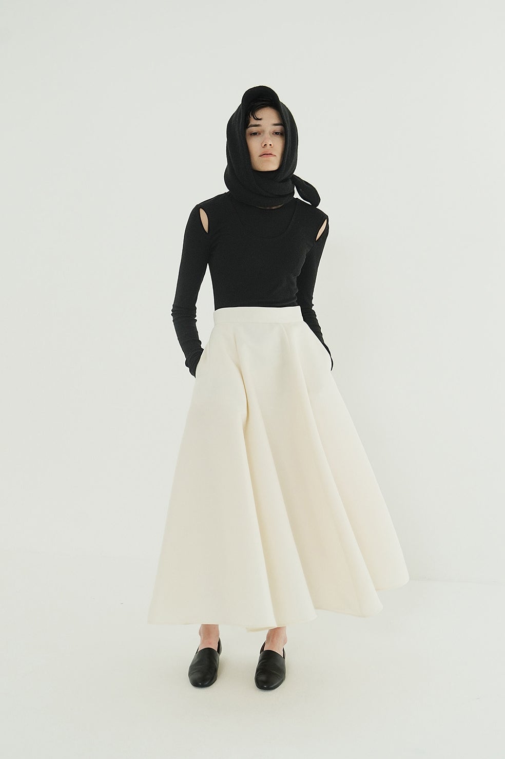 LAYERED SHOULDER CUT TOPS｜TOPS(トップス)｜CLANE OFFICIAL