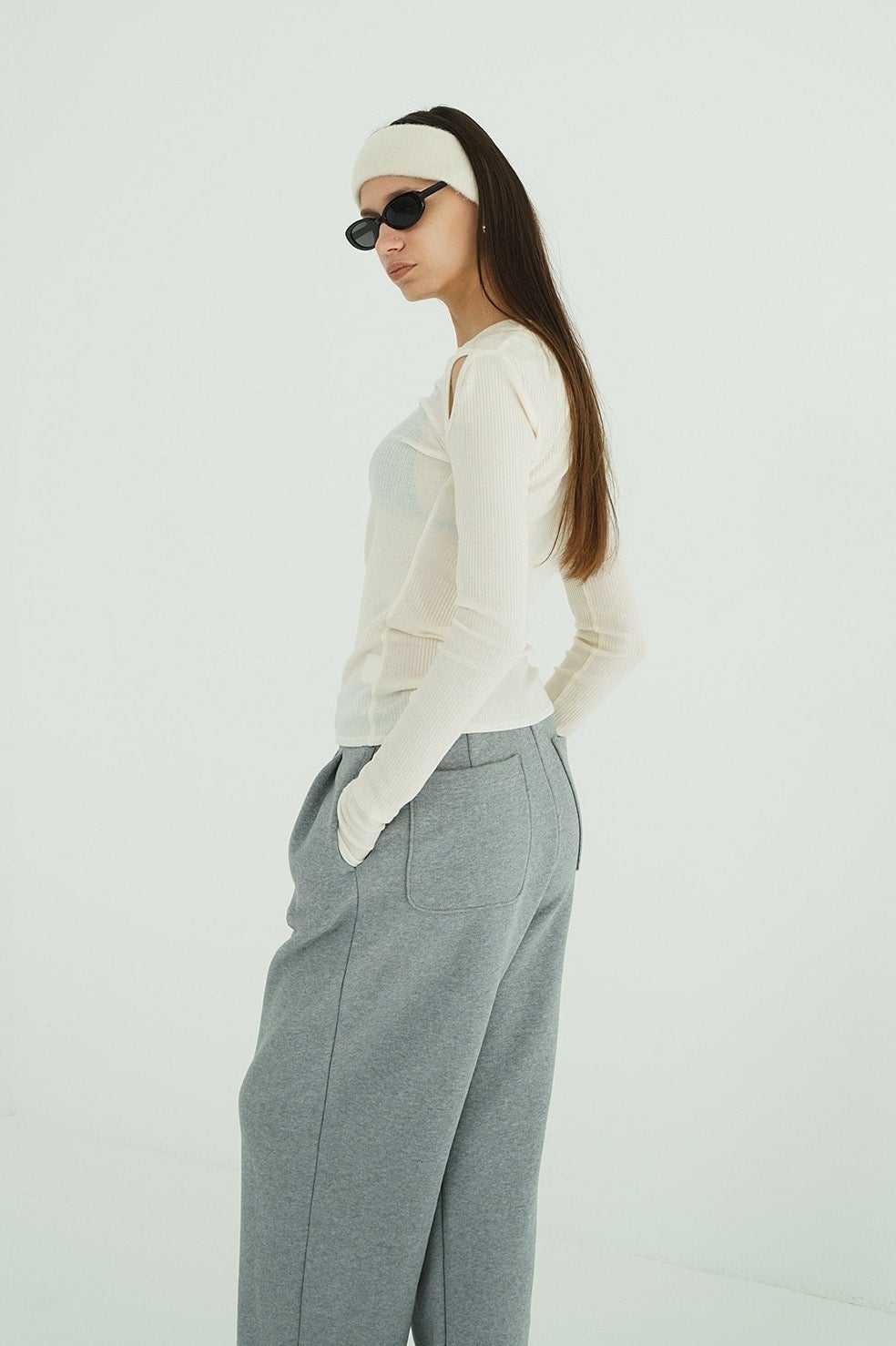 トップス CLANE LAYERED SHOULDER CUT TOPS bWRnfRjyB4Wm.jpg?width=768