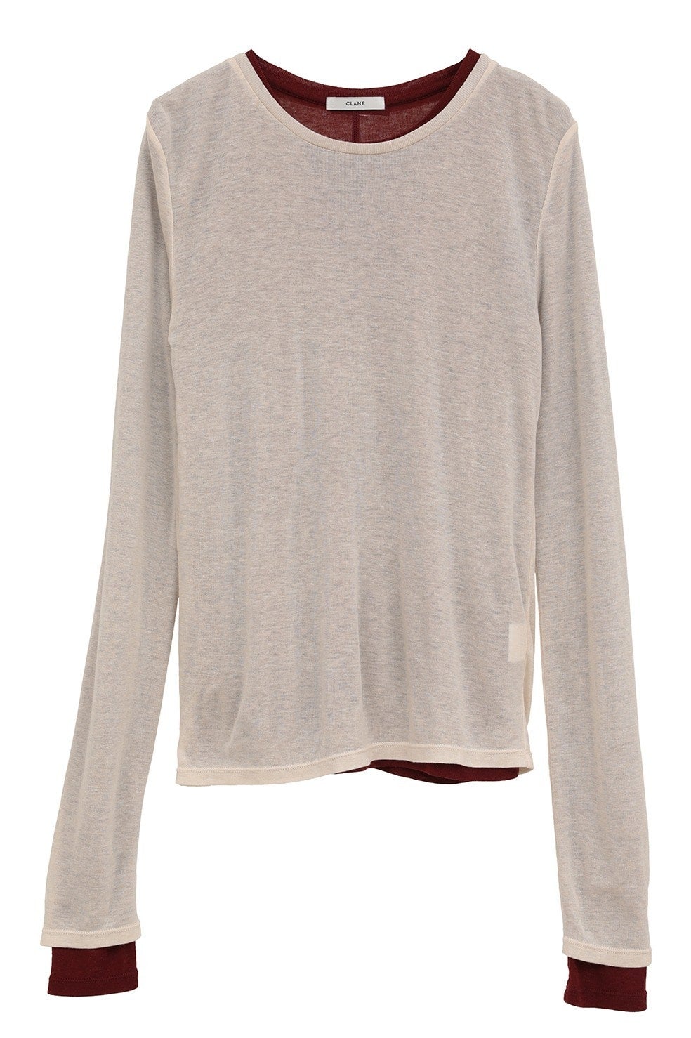 SHEER LAYERED CUT TOPS｜TOPS(トップス)｜CLANE OFFICIAL ONLINE STORE