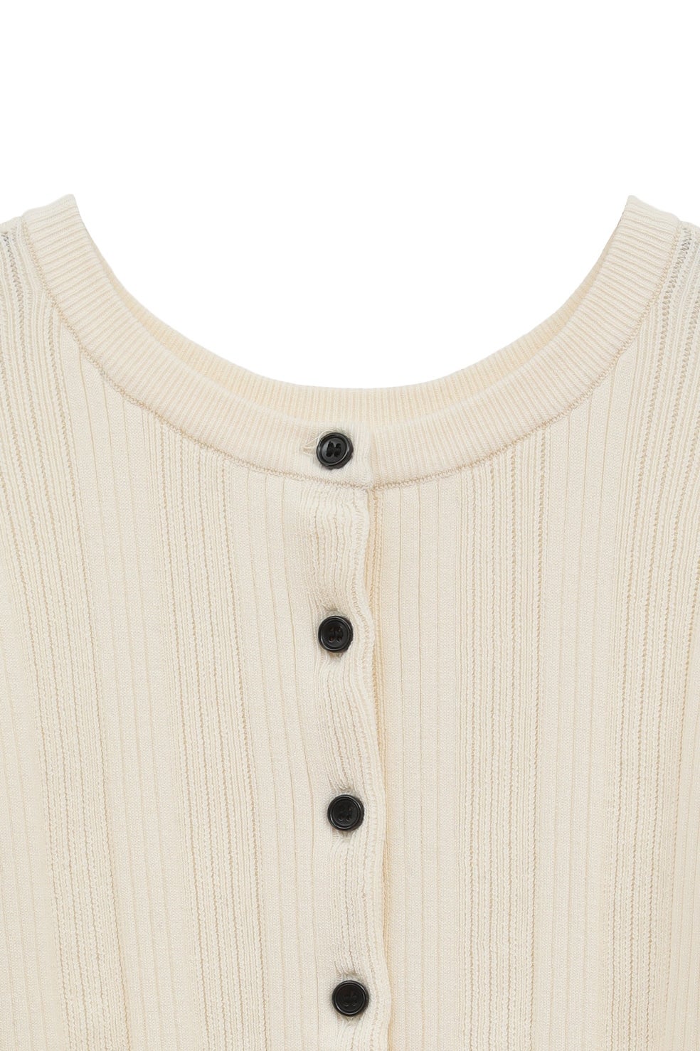 トップス CLANE COLLAR RIB CARDIGAN CLANE（クラネ）の「【CLANE/クラネ】COLLAR RIB CARDIGAN