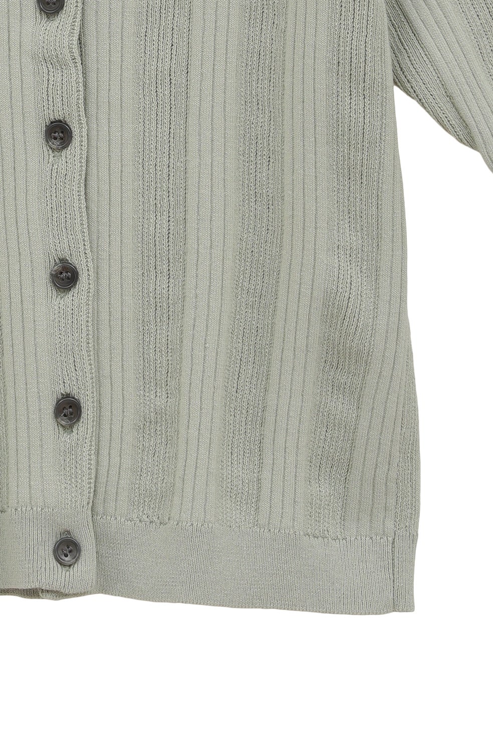 トップス CLANE COLLAR RIB CARDIGAN CLANE(クラネ)｜COLLAR RIB CARDIGAN/カーディガン/BEIGE の通販