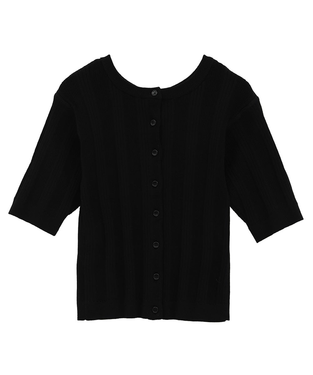 【新品】CLANE/クラネ　COLLAR RIB CARDIGAN/カーディガン CLANE(クラネ)｜COLLAR RIB CARDIGAN/カーディガン/BEIGE の通販