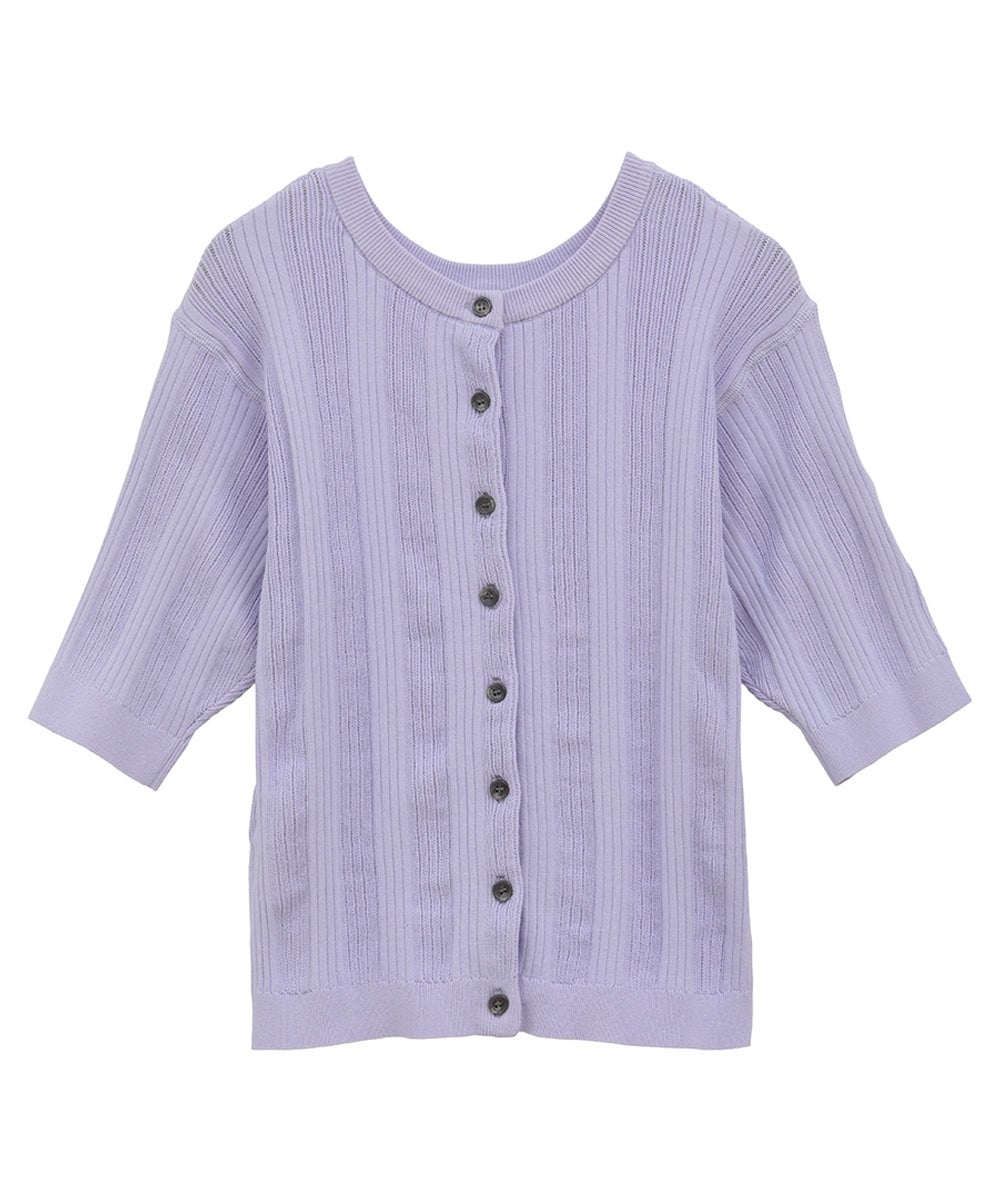 CLANE クラネ COLLAR RIB CARDIGAN W FACE RIB KNIT CARDIGAN｜TOPS(トップス)｜CLANE OFFICIAL
