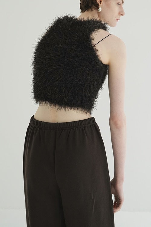 SHAGGY AMERICAN SLEEVE KNIT TOPS