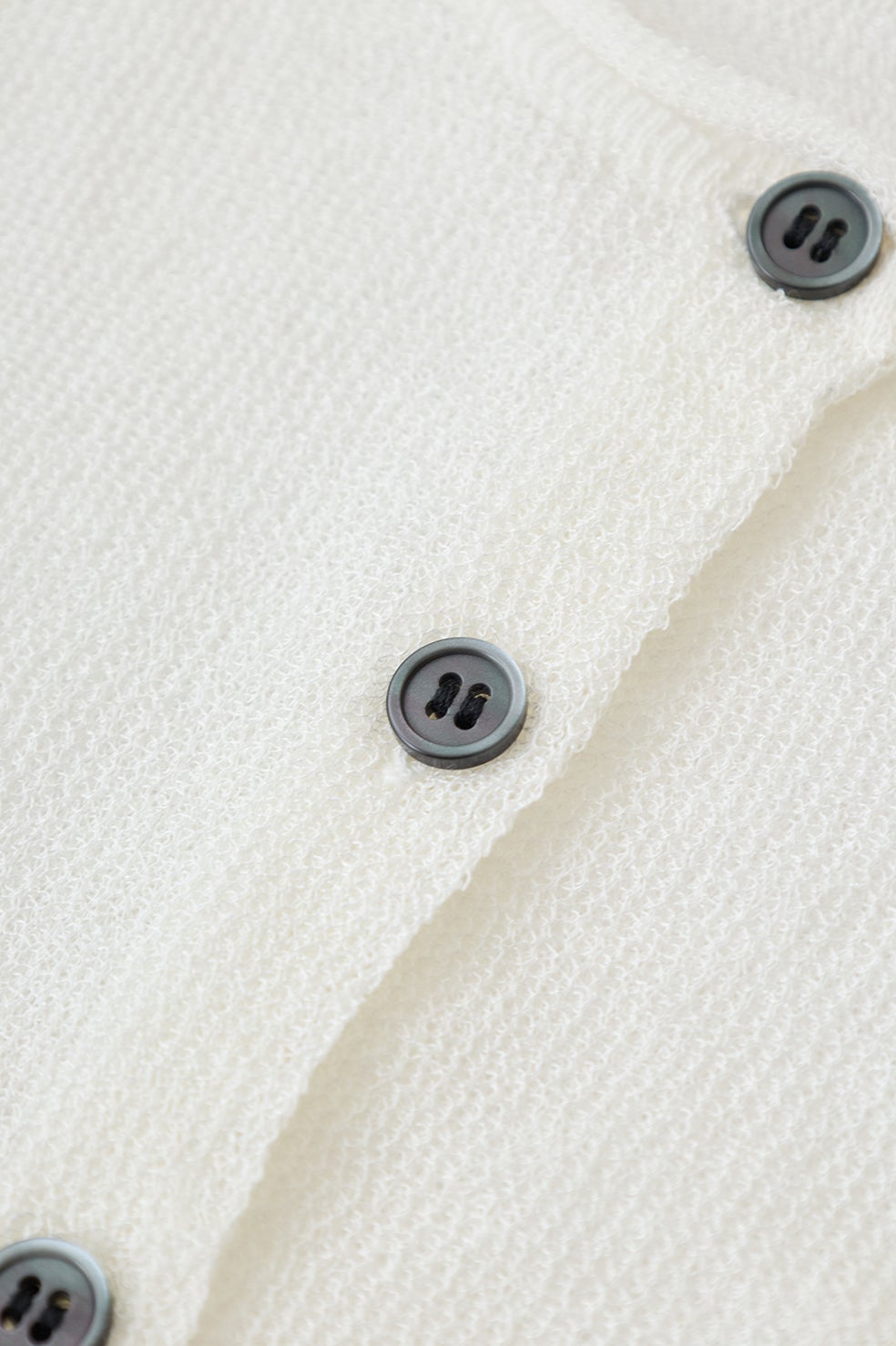 SHEER ROLLED EDGE KNIT CARDIGAN｜TOPS(トップス)｜CLANE