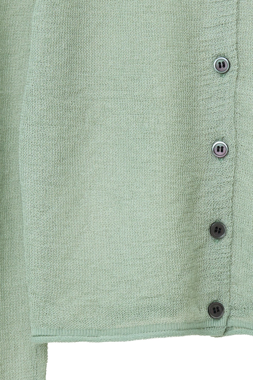 トップス SHEER ROLLED EDGE KNIT CARDIGAN SHEER ROLLED EDGE KNIT CARDIGAN｜TOPS(トップス)｜CLANE