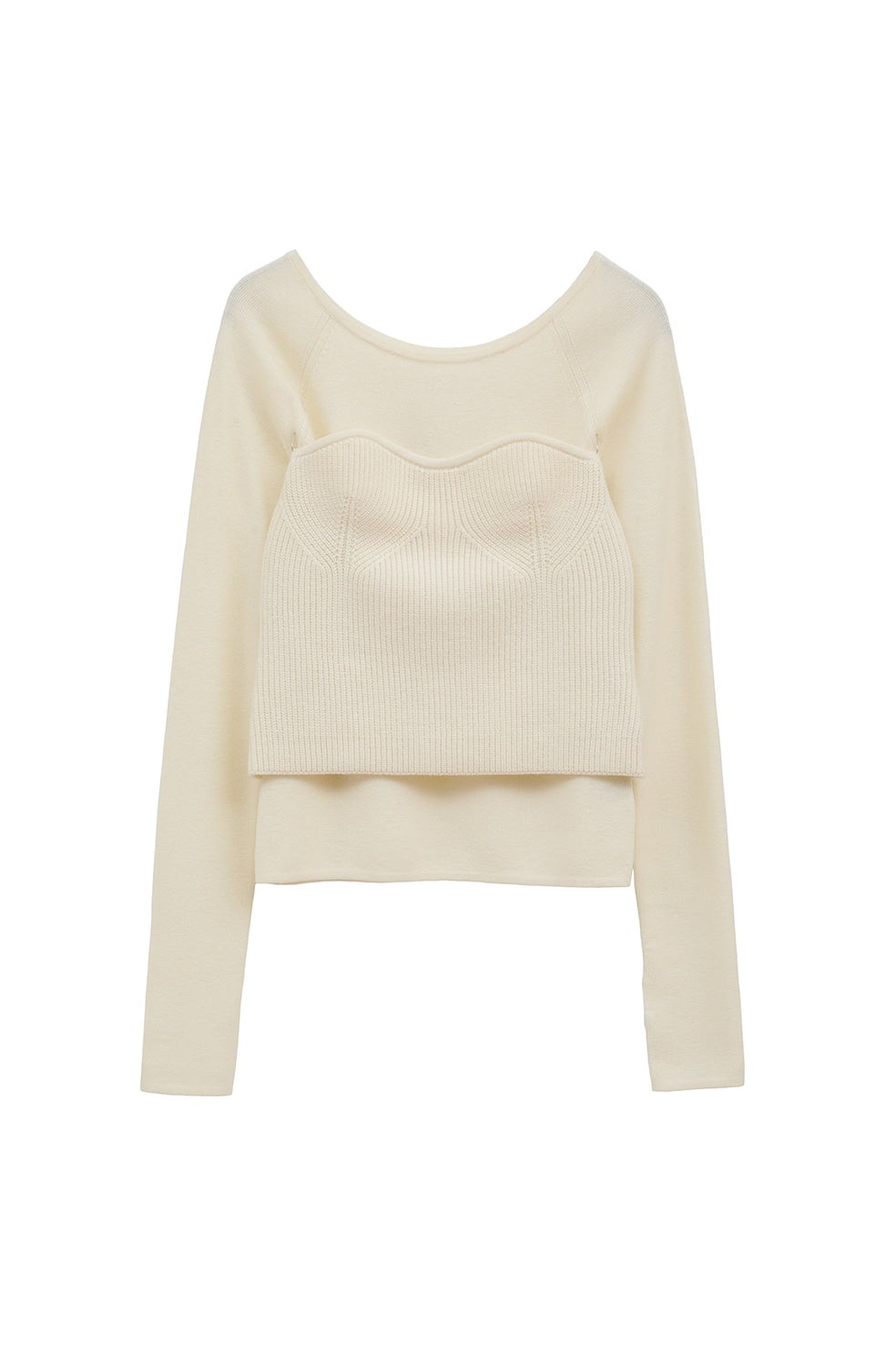 BUSTIER SET KNIT TOPS｜TOPS(トップス)｜CLANE OFFICIAL ONLINE