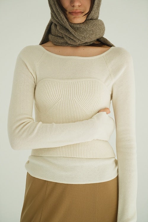 BUSTIER SET KNIT TOPS