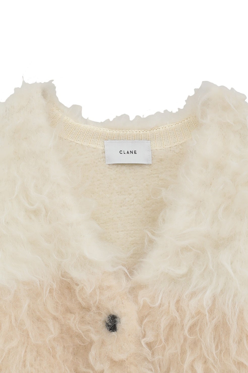 PRE ORDER 2BUY 10%OFF】BICOLOR SHAGGY KNIT CARDIGAN｜TOPS