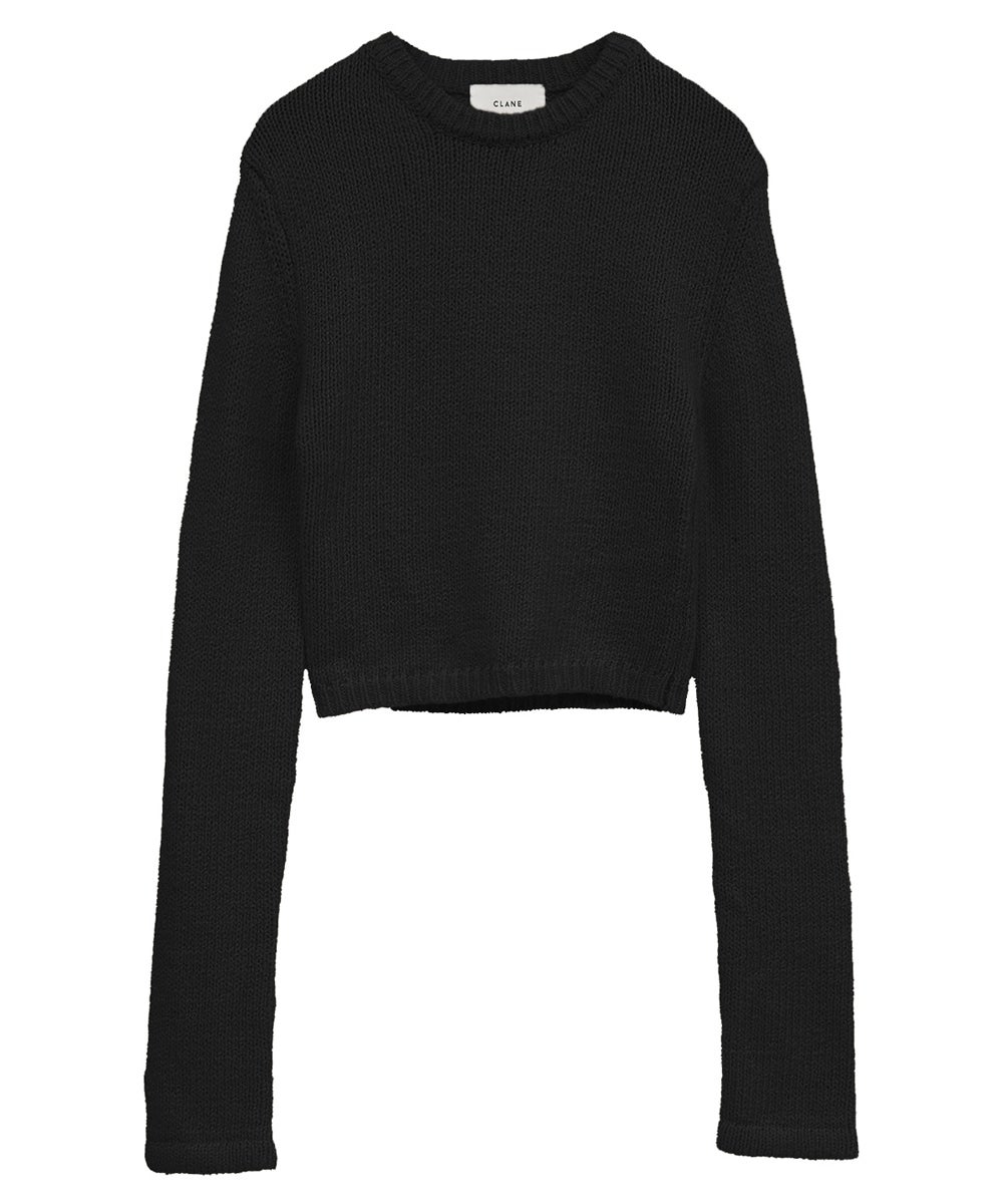 COTTON SHORT KNIT TOPS