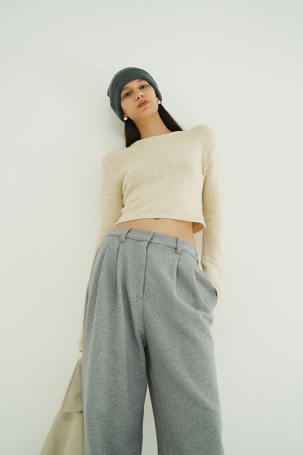 トップス CLANE COTTON SHORT KNIT TOPS MIX COTTON SHORT KNIT TOPS｜TOPS(トップス)｜CLANE OFFICIAL