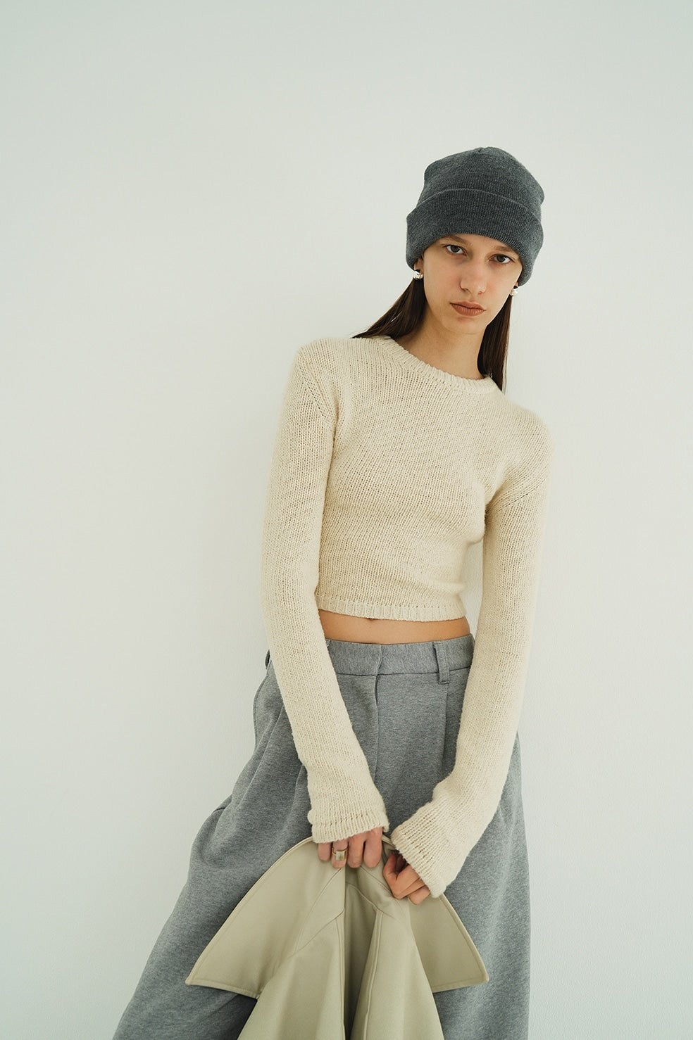 【新品、未着用】CLANE COTTON SHORT KNIT TOPS COTTON SHORT KNIT TOPS｜TOPS(トップス)｜CLANE OFFICIAL