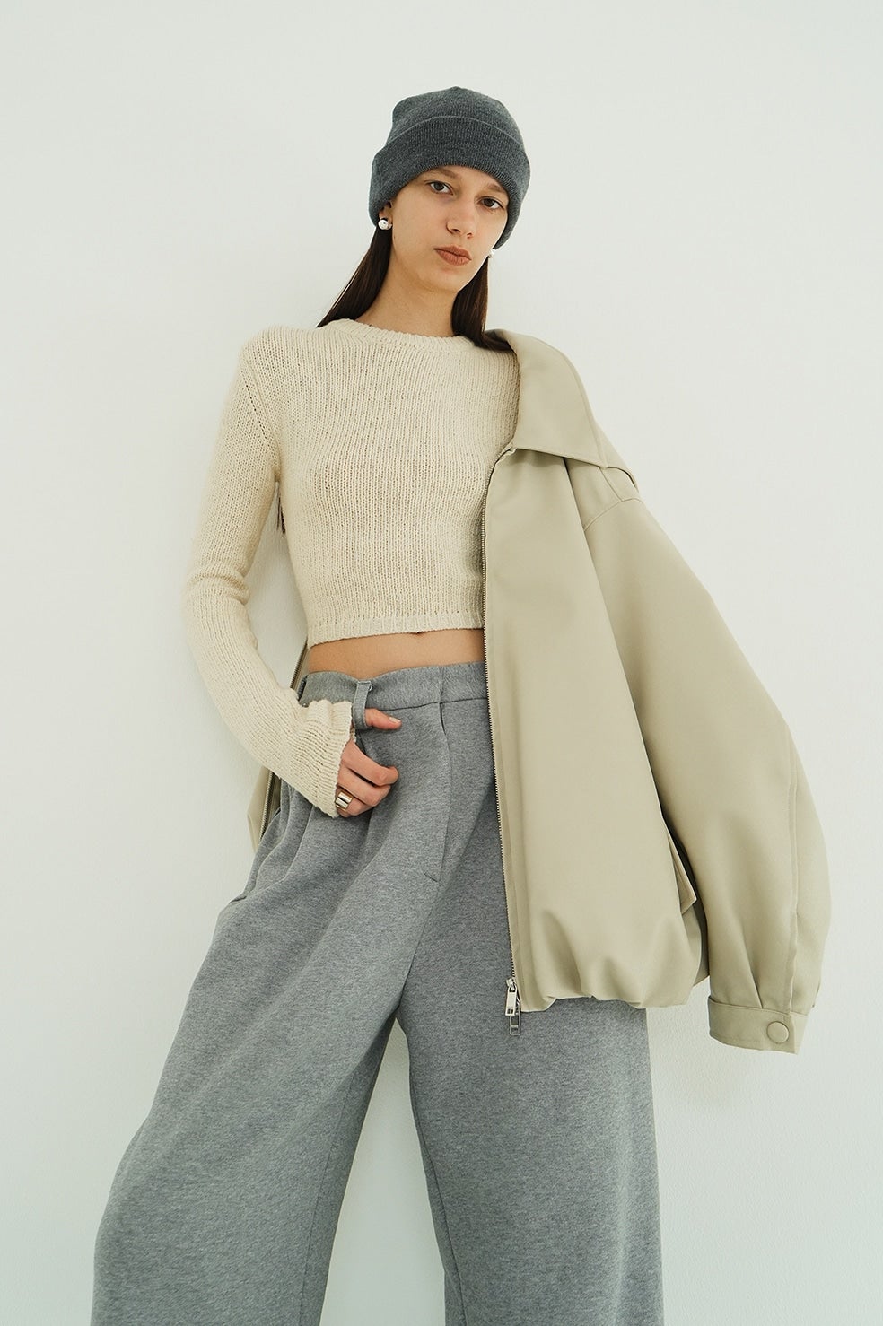 COTTON SHORT KNIT TOPS｜TOPS(トップス)｜CLANE OFFICIAL