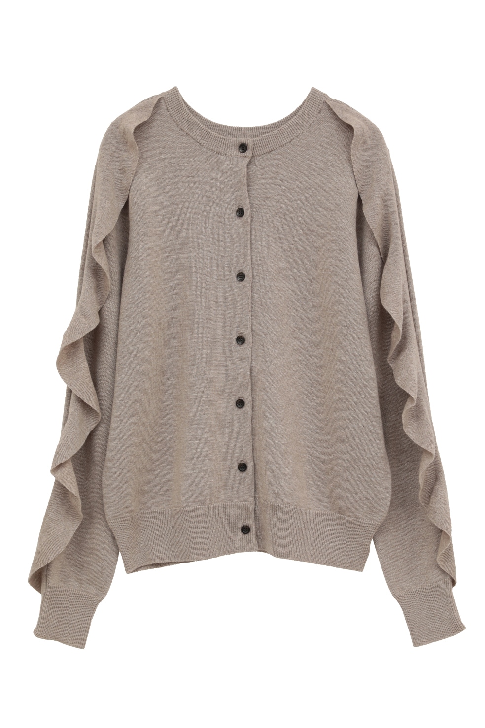 【ちゃみ】CLANE ニットトップス　グレー 新品未使用 PEPLUM HAND KNIT TOPS（ニット/セーター）｜CLANE（クラネ）の