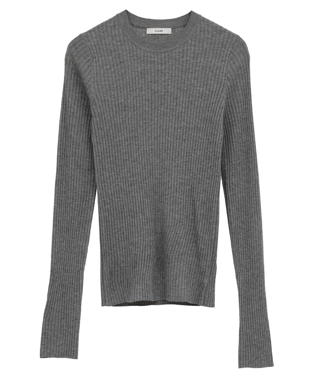 SHEER RIB KNIT TOPS｜TOPS(トップス)｜CLANE OFFICIAL ONLINE STORE