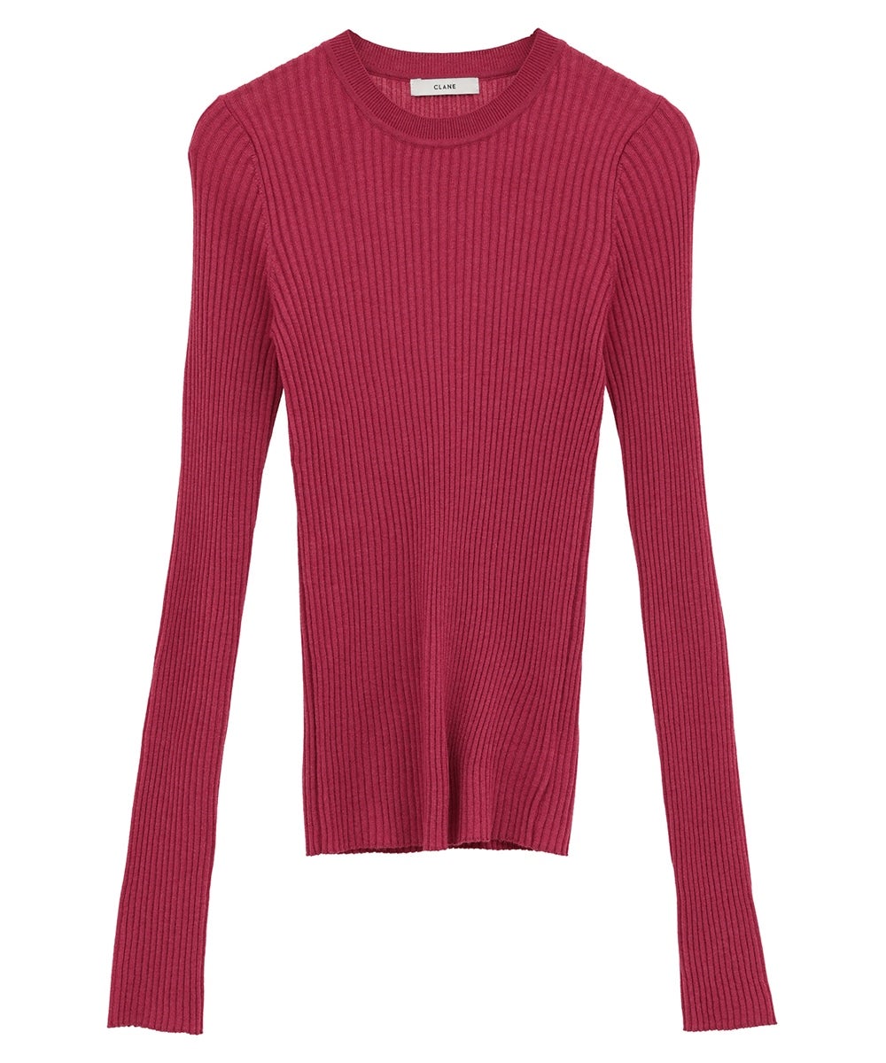 SHEER RIB KNIT TOPS｜TOPS(トップス)｜CLANE OFFICIAL ONLINE STORE