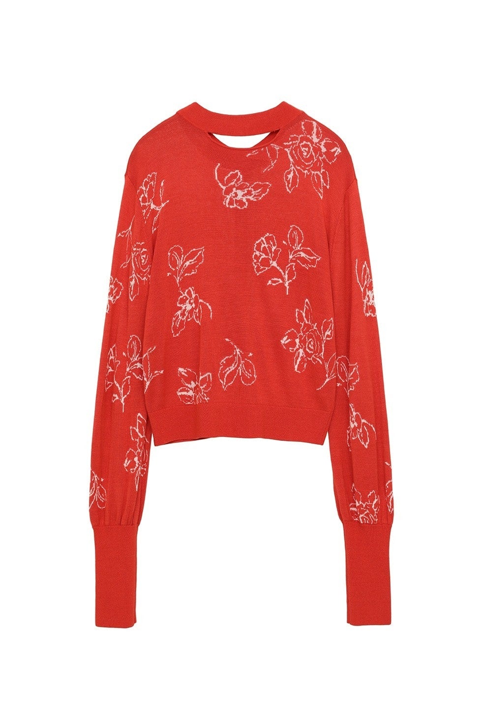 MINAMI TANAKA×CLANE THIN FLOWER W FACE CARDIGAN｜TOPS(トップス