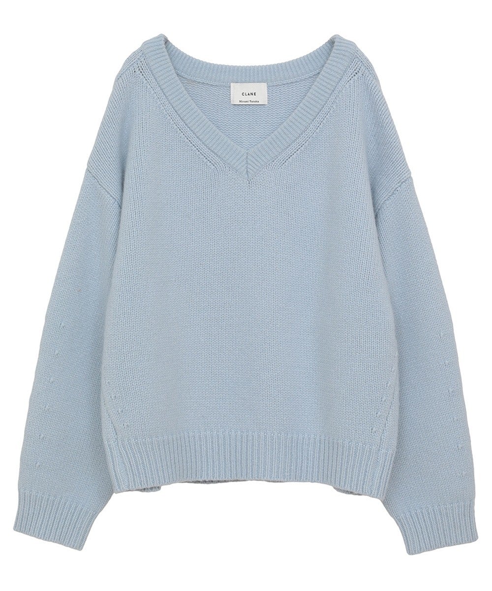 MINAMI TANAKA×CLANE V NECK KNIT TOPS