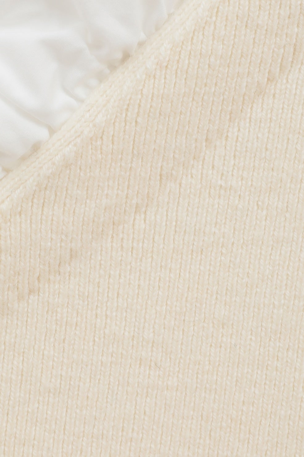 *超美品* CLANE FRILL V NECK KNIT TOPS IVORY FRILL V NECK KNIT TOPS｜TOPS(トップス)｜CLANE OFFICIAL ONLINE STORE