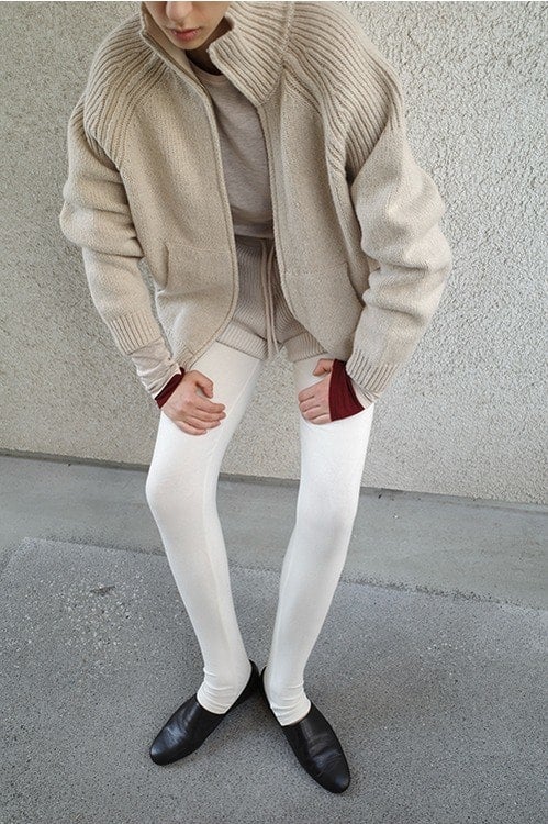 POCKET ZIP KNIT TOPS
