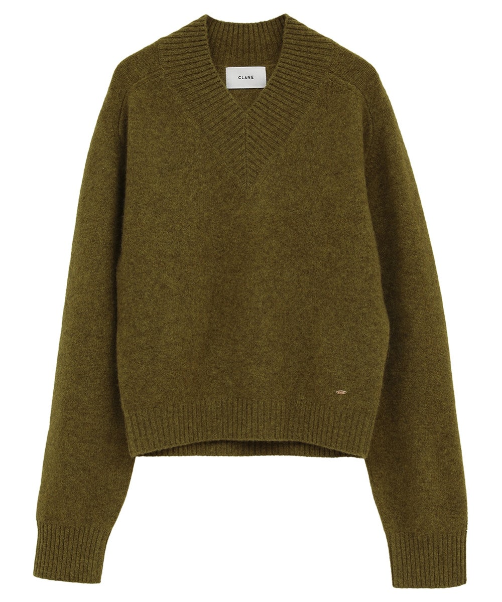 YAK V NECK KNIT TOPS