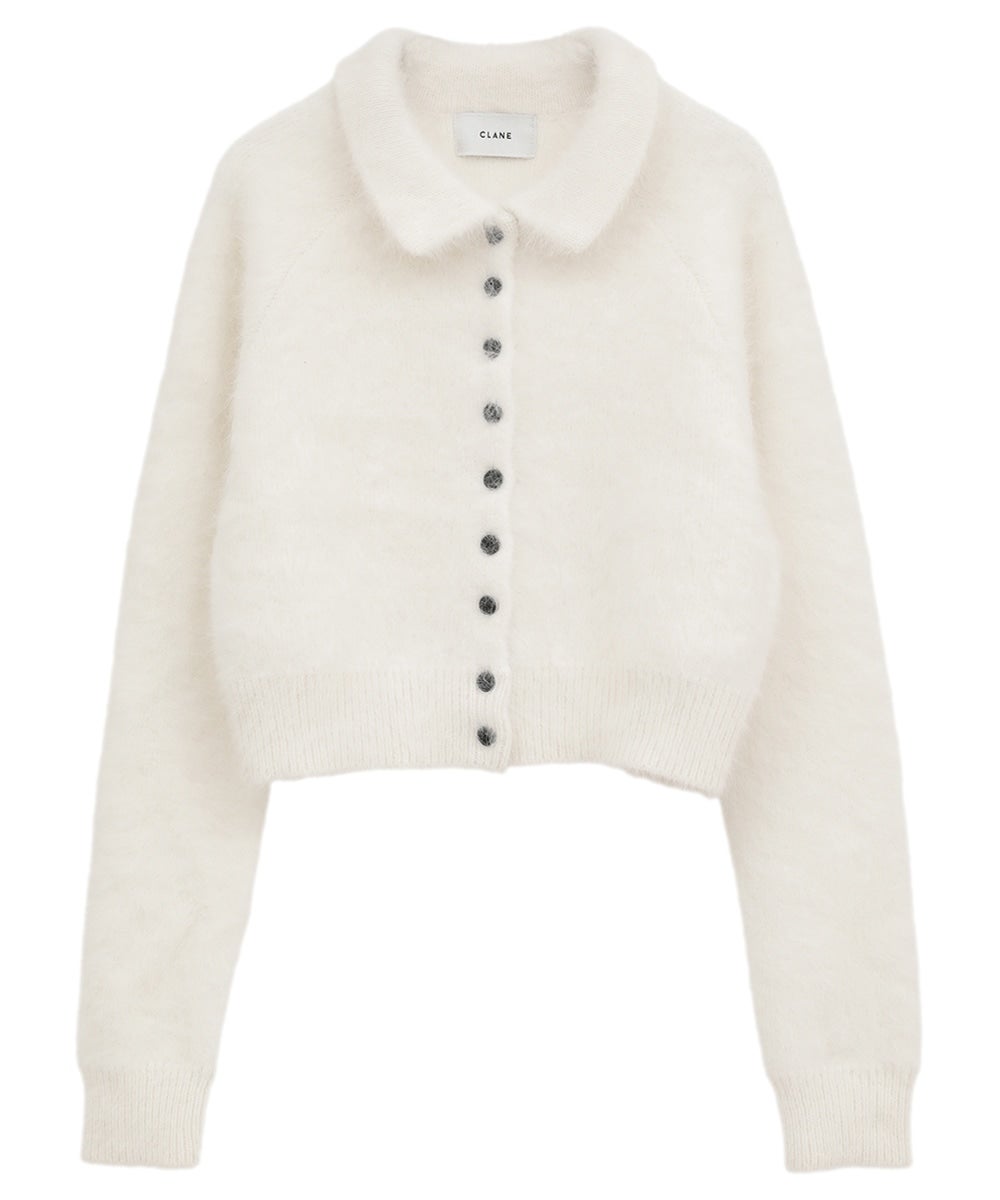 ANGORA SHORT KNIT CARDIGAN