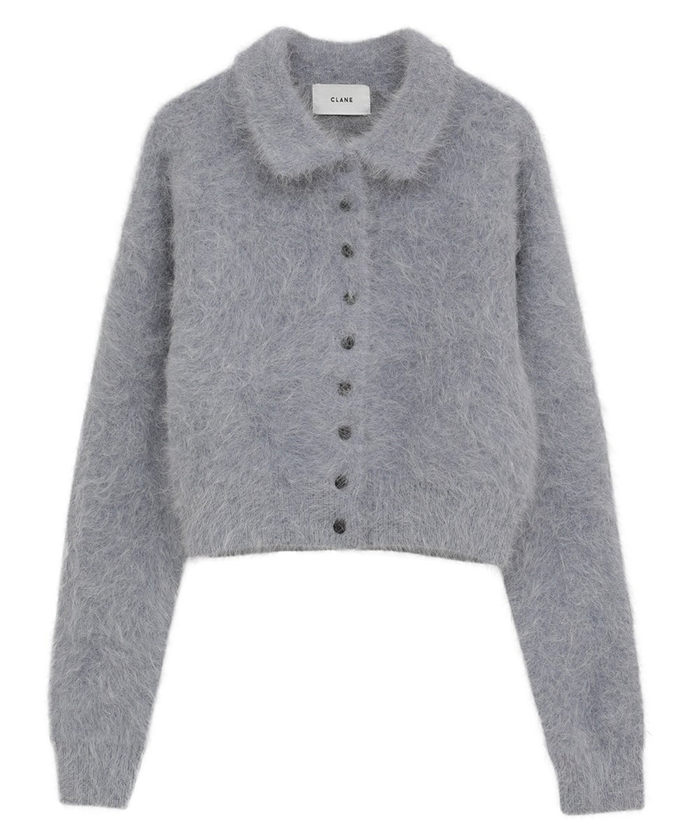 ANGORA SHORT KNIT CARDIGAN