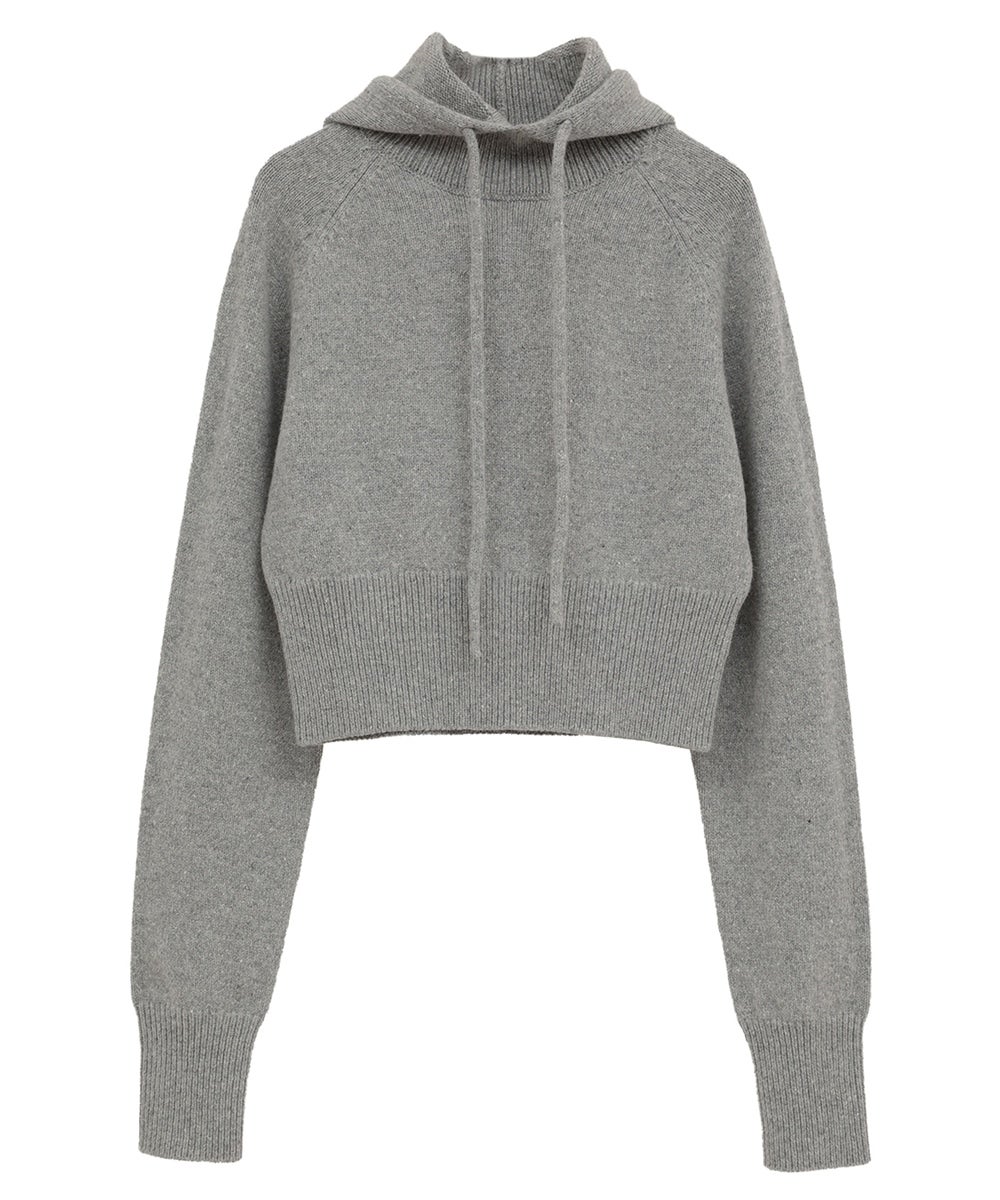 SHORT KNIT HOODIE｜TOPS(トップス)｜CLANE OFFICIAL ONLINE STORE