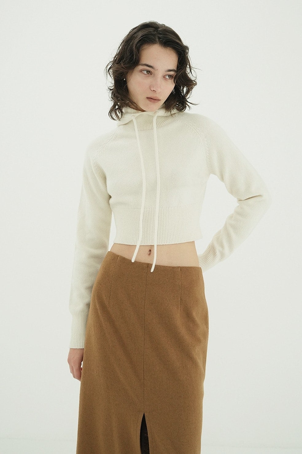 クラネ　SHORT KNIT HOODIE SHORT KNIT HOODIE｜TOPS(トップス)｜CLANE OFFICIAL ONLINE STORE