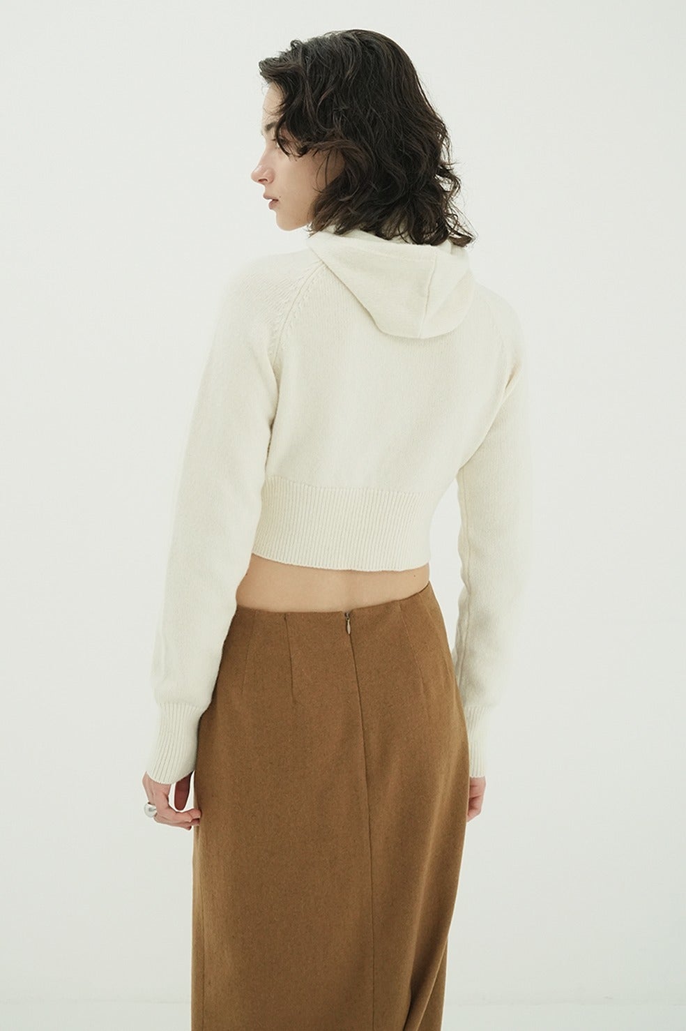 SHORT KNIT HOODIE｜TOPS(トップス)｜CLANE OFFICIAL ONLINE STORE