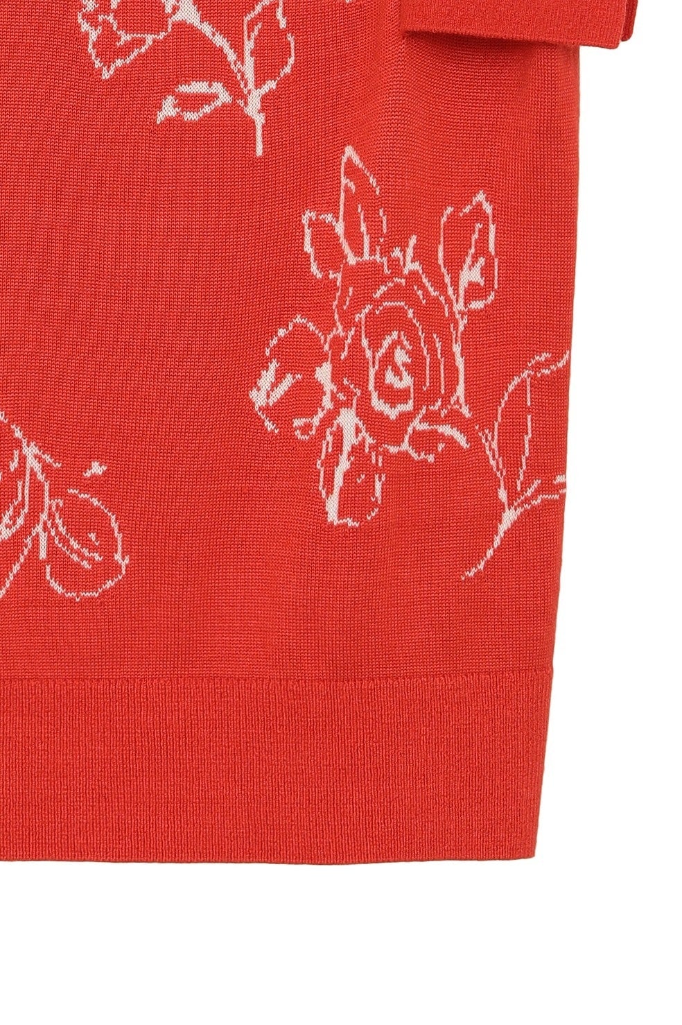 MINAMI TANAKA×CLANE THIN FLOWER SQUARE SLEEVE KNIT TOPS｜TOPS