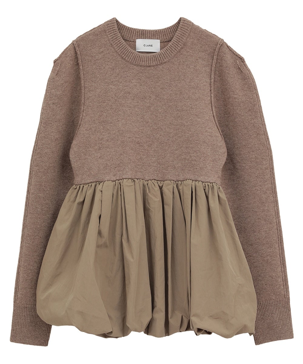 DOCKING POWERSHOULDER KNIT TOPS｜TOPS(トップス)｜CLANE OFFICIAL