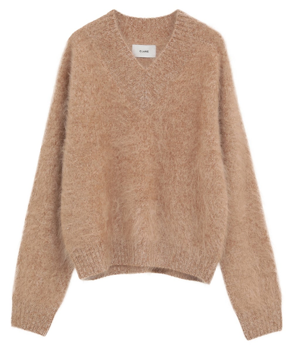 CASHMERE V NECK KNIT TOPS｜TOPS(トップス)｜CLANE OFFICIAL ONLINE STORE