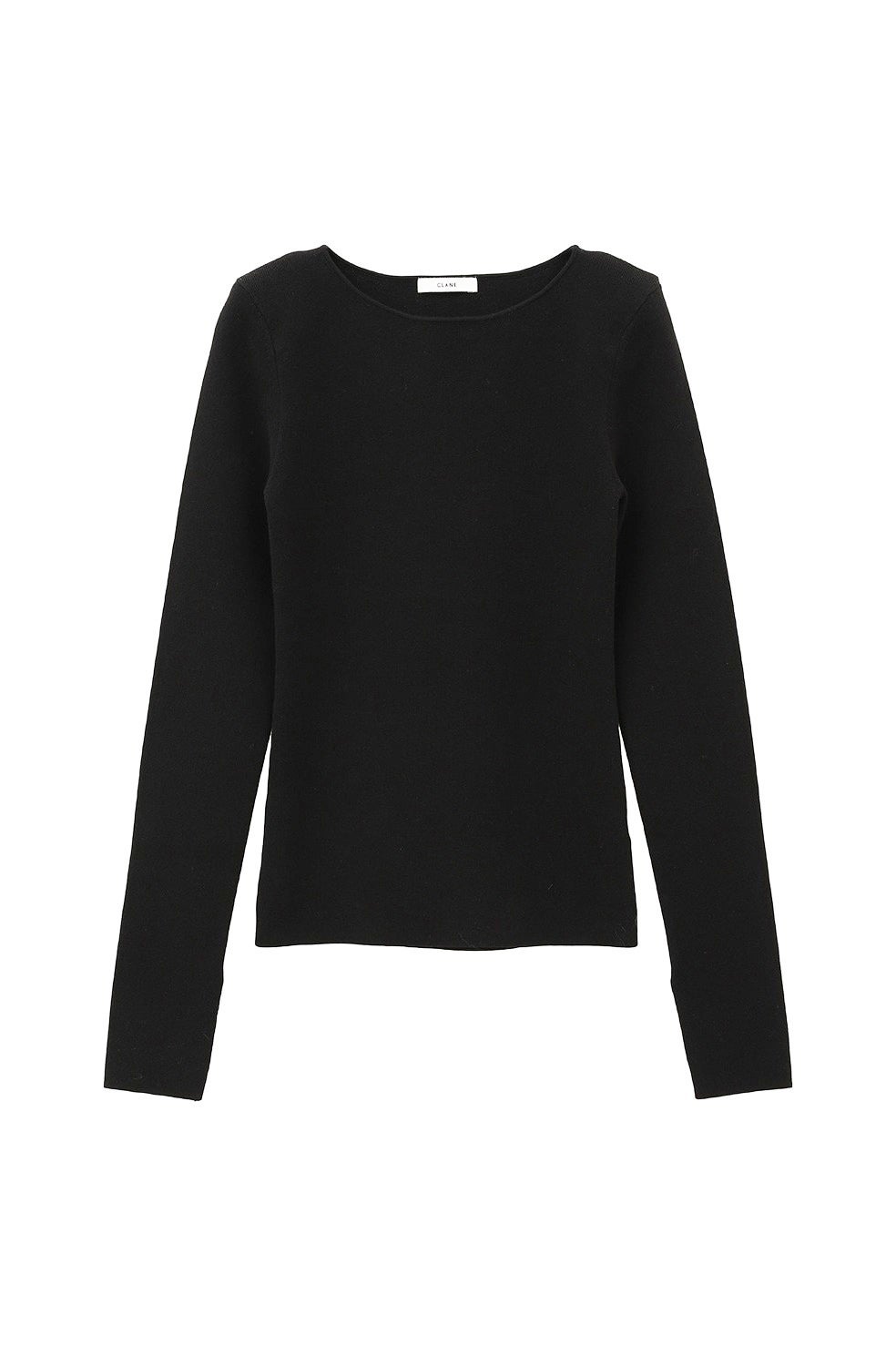 【美品】CLANE ショルダーパッドニットトップス ブラック2 SHOULDER PADS KNIT TOPS｜TOPS(トップス)｜CLANE OFFICIAL ONLINE STORE