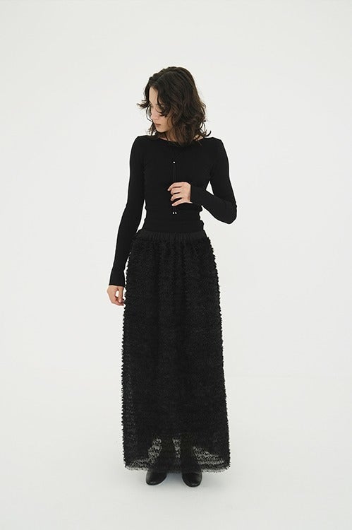 SHOULDER PADS KNIT TOPS