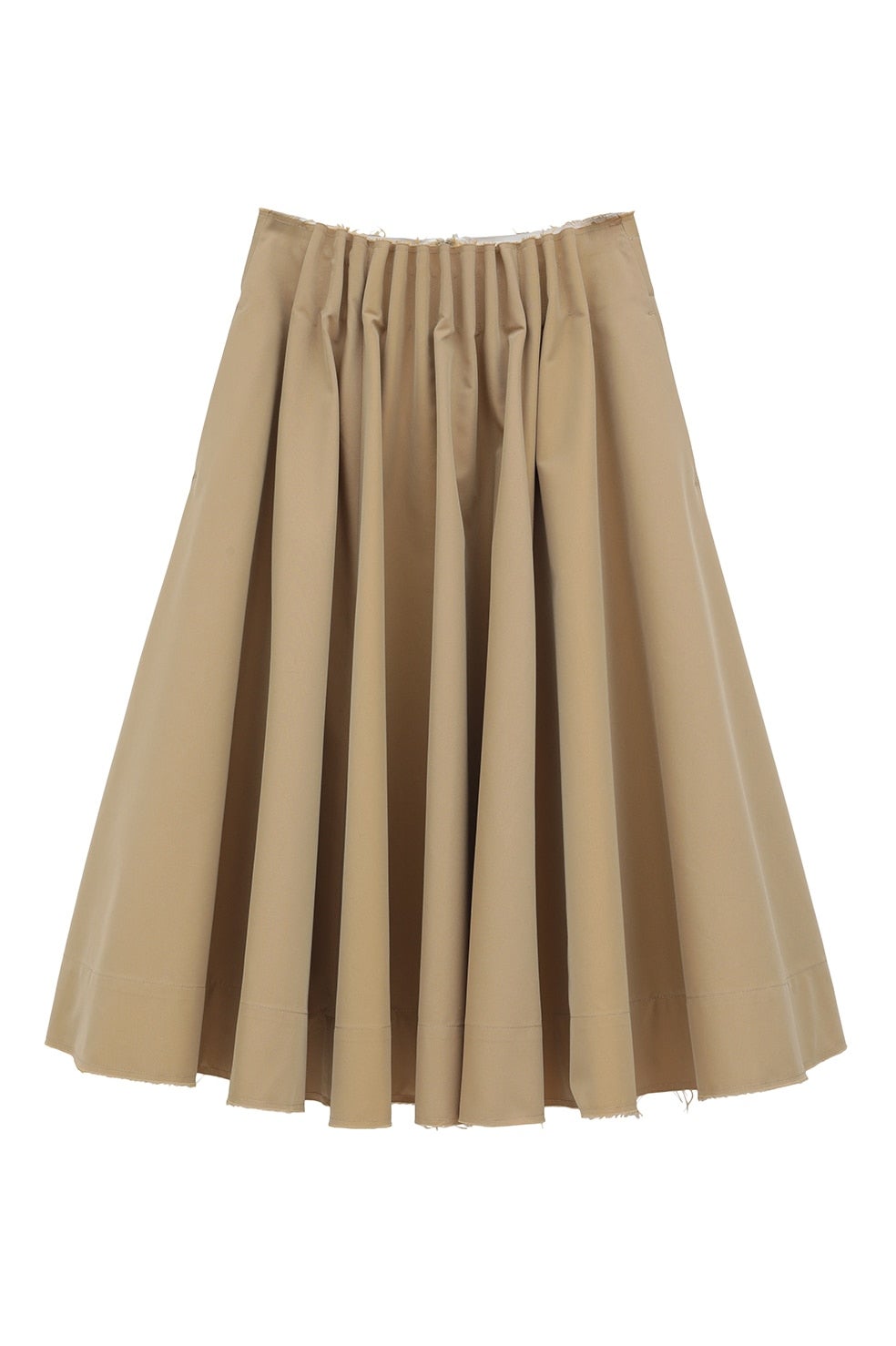 TUCK DETAIL FLARE SKIRT｜SKIRT/PANTS(スカート/パンツ)｜CLANE