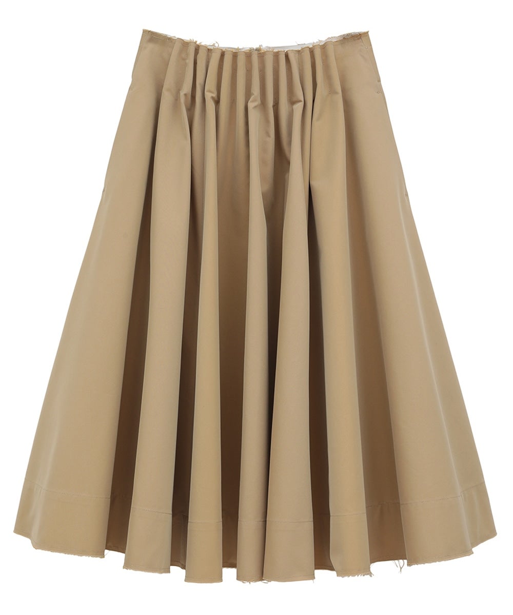 TUCK DETAIL FLARE SKIRT｜SKIRT/PANTS(スカート/パンツ)｜CLANE