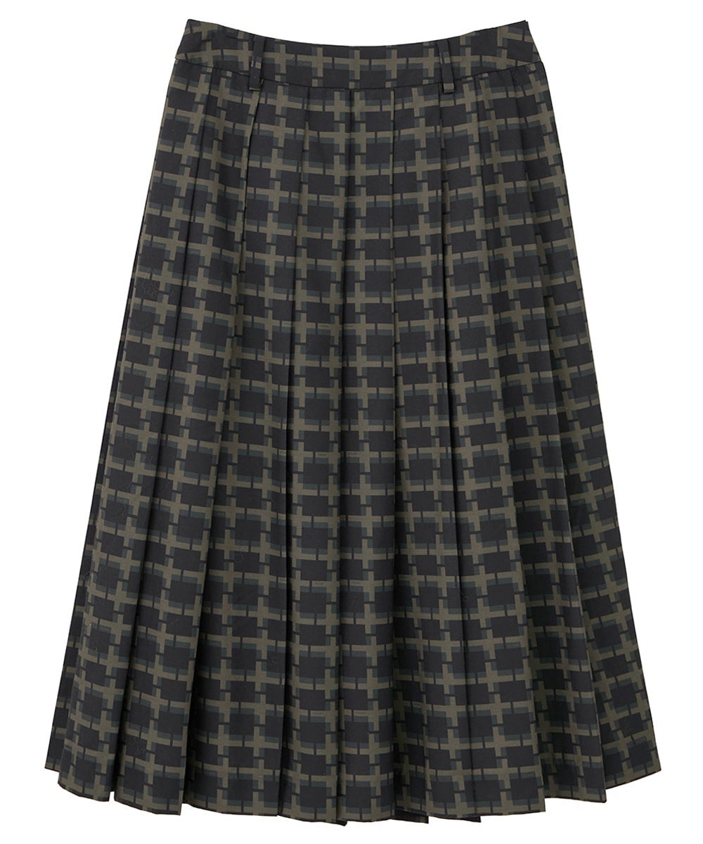 CLANE x FRGMT WALL GRAPHIC PLEATS SKIRT