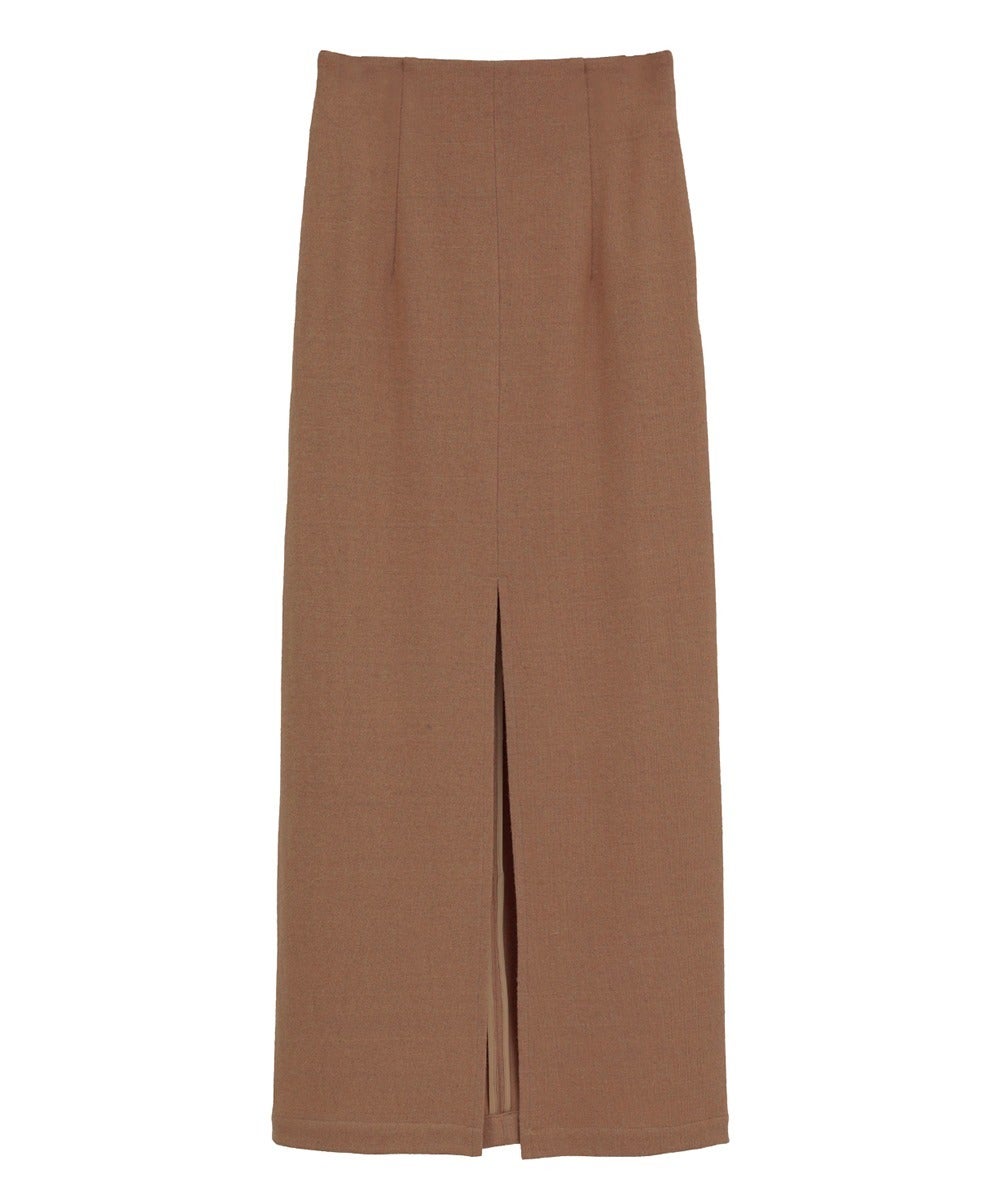 TEXTURE SLIT SKIRT