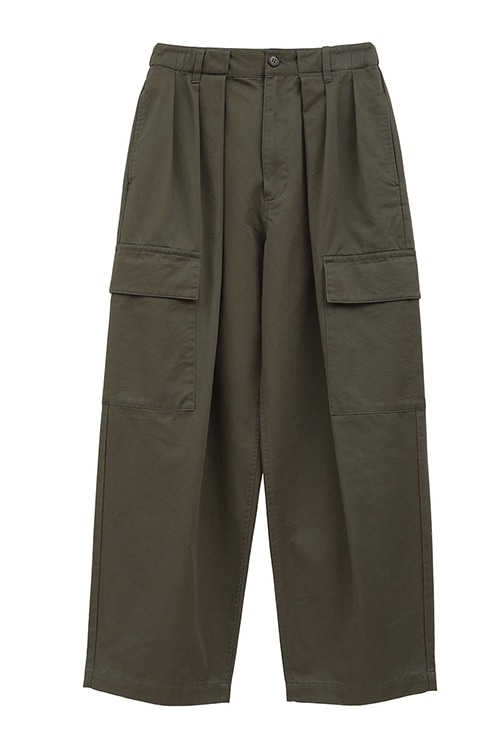 【PRE ORDER 2BUY 10%OFF】WIDE TUCK WORK PANTS