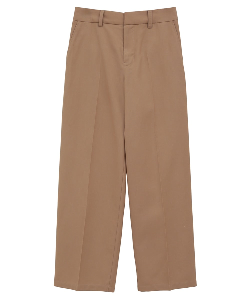 BACK SLIT STRAIGHT PANTS