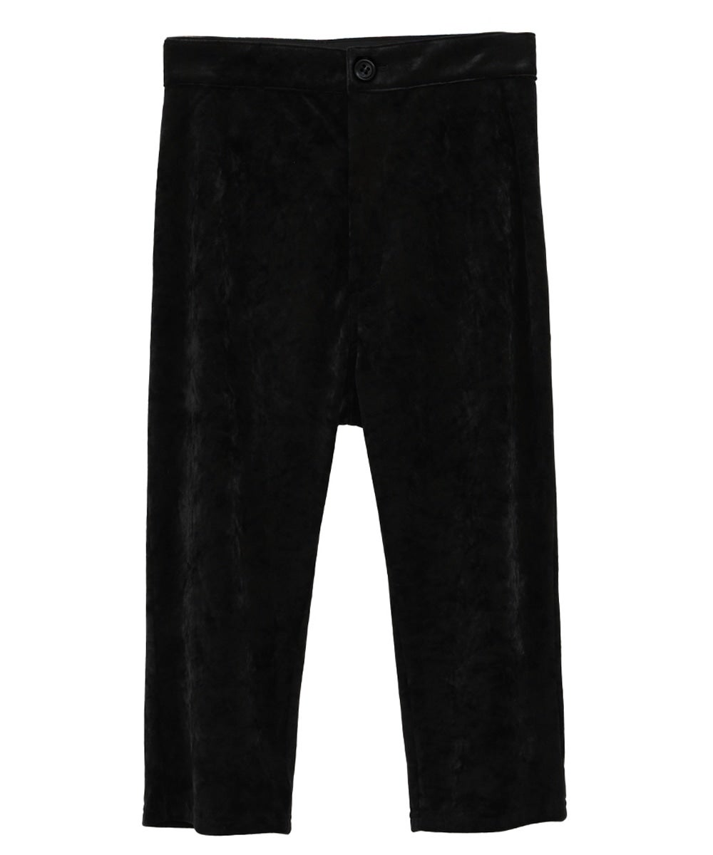 VELOUR CAPRI PANTS