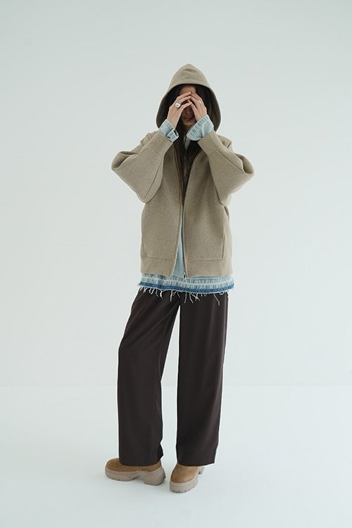 BASIC TUCK PANTS