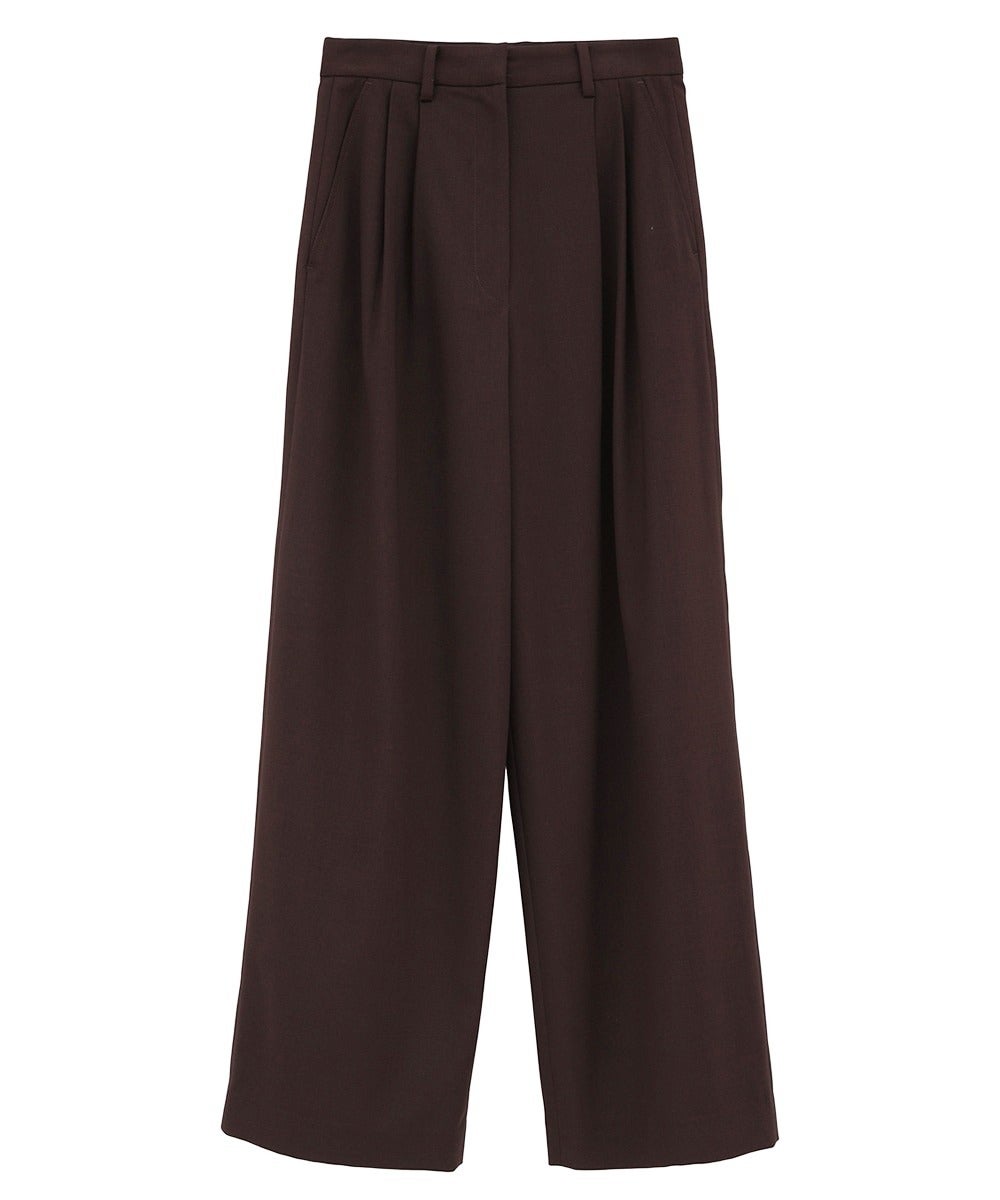 BASIC TUCK PANTS